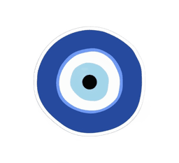 Greek Evil Eye Sticker