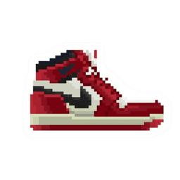 Pixel Jordan Sneakers